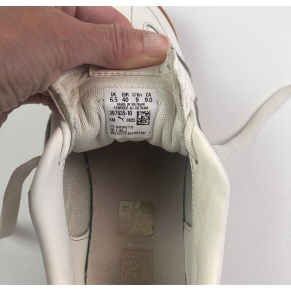 PUMA Club 5v5 Low Top Sneaker 9 Warm White Wisp Of Pink - Picture 5 of 13